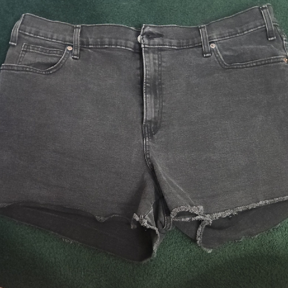Signature by Levi Strauss Black High-Rise Denim Shorts